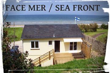 Cottage pour 6 personnes, avec jardin et terrasse, animaux acceptés à Vierville-sur-Mer