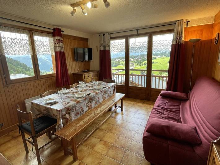Chalet pour 7 personnes, avec balcon à Les Saisies - 4