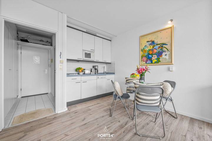Ferienwohnung für 4 Personen, mit Balkon und Garten sowie Ausblick an der Kieler Bucht - 4