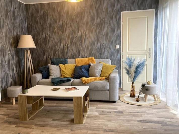 Appartement de vacances pour 4 personnes, avec terrasse et jardin, animaux acceptés