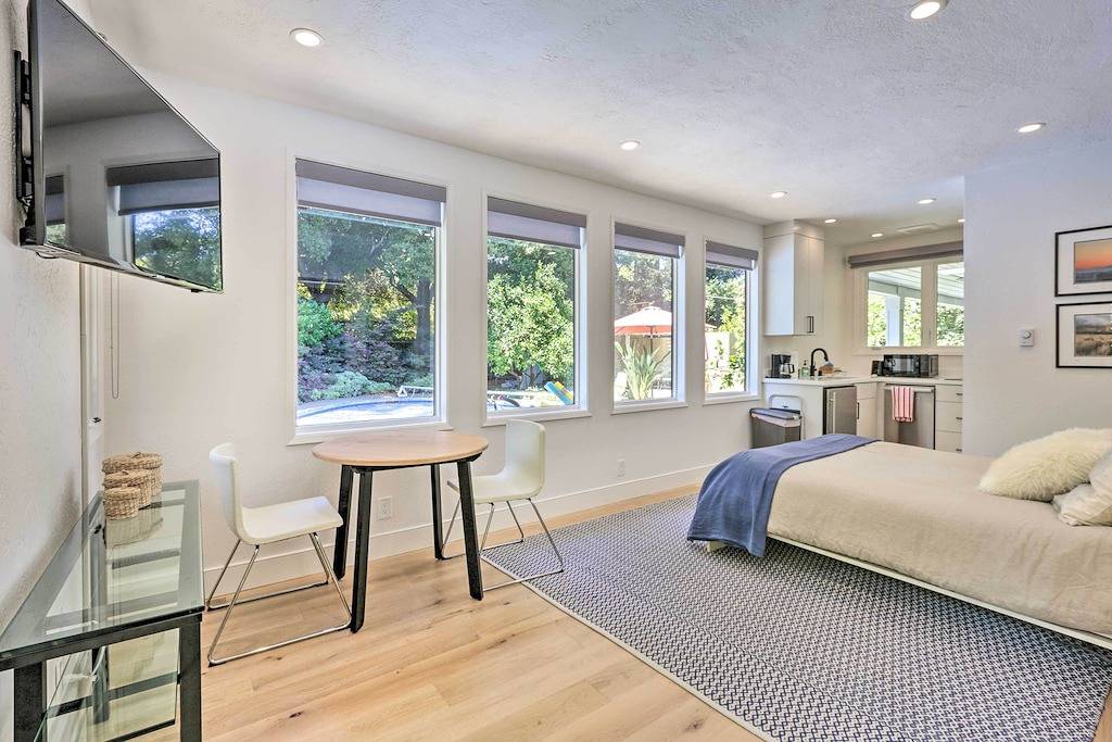 Ganze Wohnung, Neu! Menlo Park Studio ~ 2 Mi zur Stanford University in Menlo Park, Silicon Valley