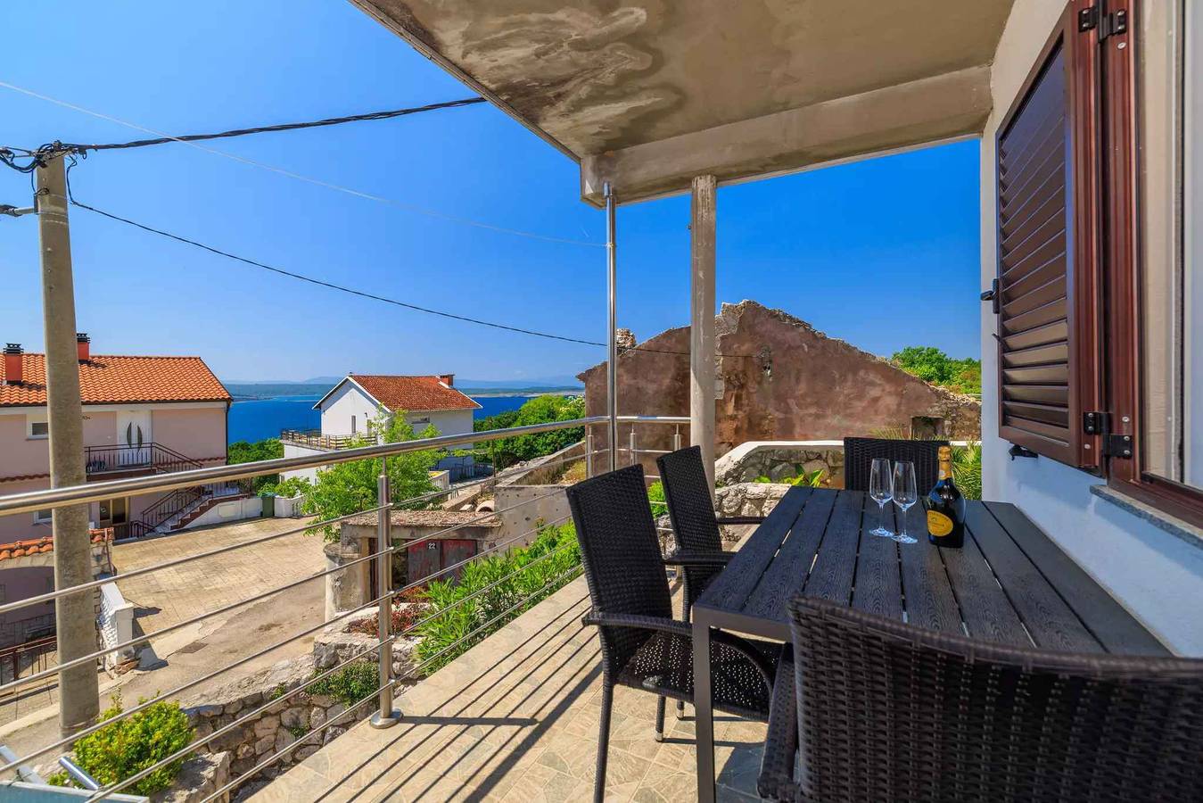 Ganze Ferienwohnung, Ferienwohnung mit Klimaanlage und Balkon in Crikvenica, Primorje-Gorski Kotar