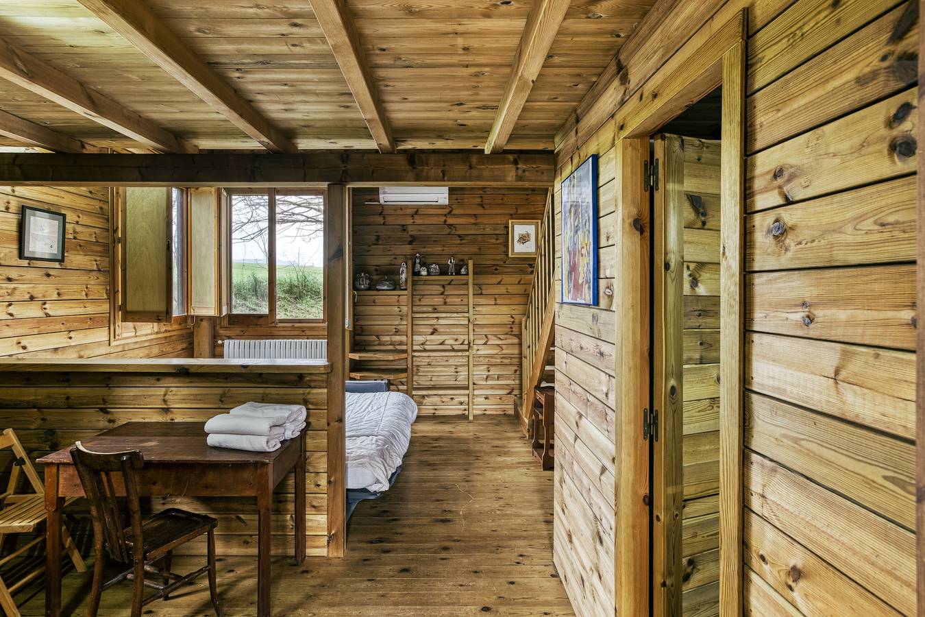Zimmer 'Rosa Dels Vents' mit Gemeinschaftspool, Wi-Fi und Klimaanlage in Vilamarí, Cornellà del Terri
