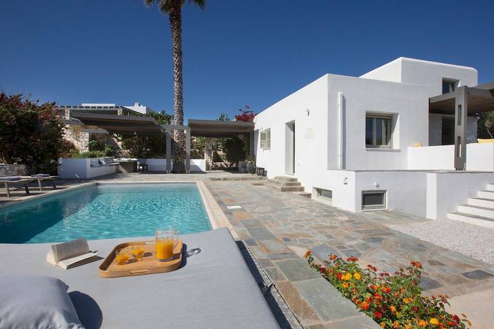 Villa pour 5 personnes, avec jardin dans Paros