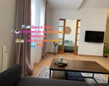 Gîte pour 4 personnes, avec vue à Les Mureaux