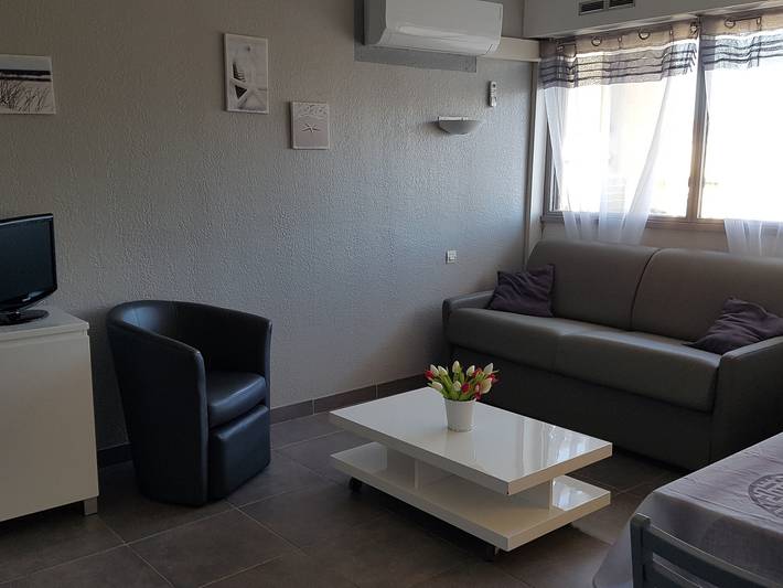Studio pour 4 personnes, avec Balcon et Piscine