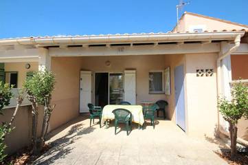 Cottage pour 4 personnes, avec jardin et piscine à Portiragnes