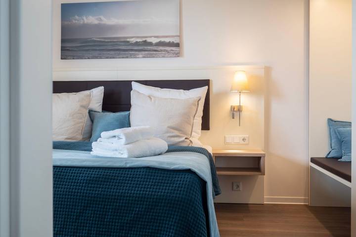 Ferienwohnung für 3 Personen, mit Pool und Sauna sowie Balkon in Börgerende-Rethwisch - 4