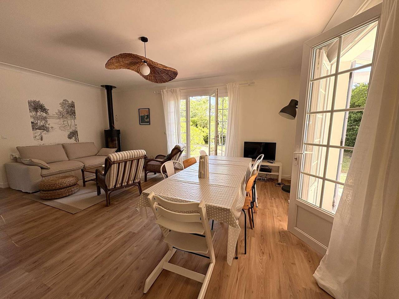 Calm villa in Cap-Ferret - 7 guests in Petit Piquey, Lège-Cap-Ferret