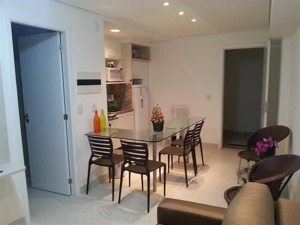 Ganze Wohnung, Luxus auf Landschaft-Apt. Ausgestattet, Tv-Kabel, Wi-Fi. Akademie, Schwimmbäder, Sauna in Fortaleza, Litoral Cearense