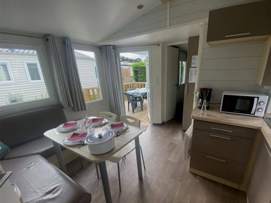 Camping Paradis l'Ile de Kernodet - Mobilhome 4 personnes - Mh Confort Plage 2ch 4 pers in Saint-Molf, Côte d'Amour