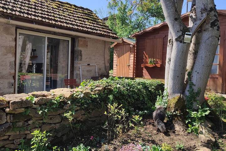 Chalet pour 3 personnes, avec terrasse, animaux acceptés
