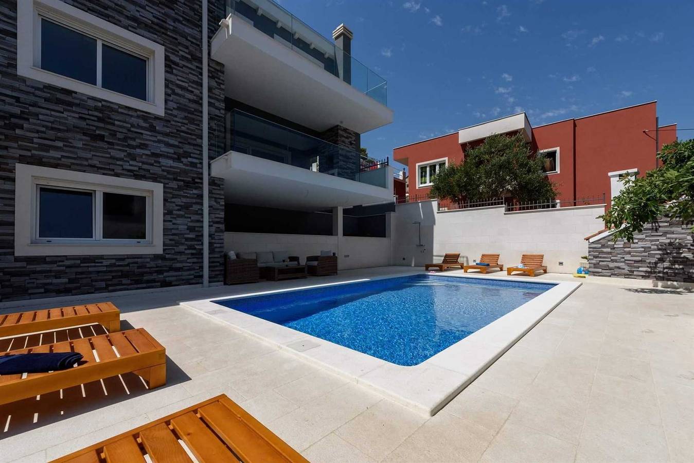 Villa Summer Breeze mit Pool in Arbanija, Ciovo