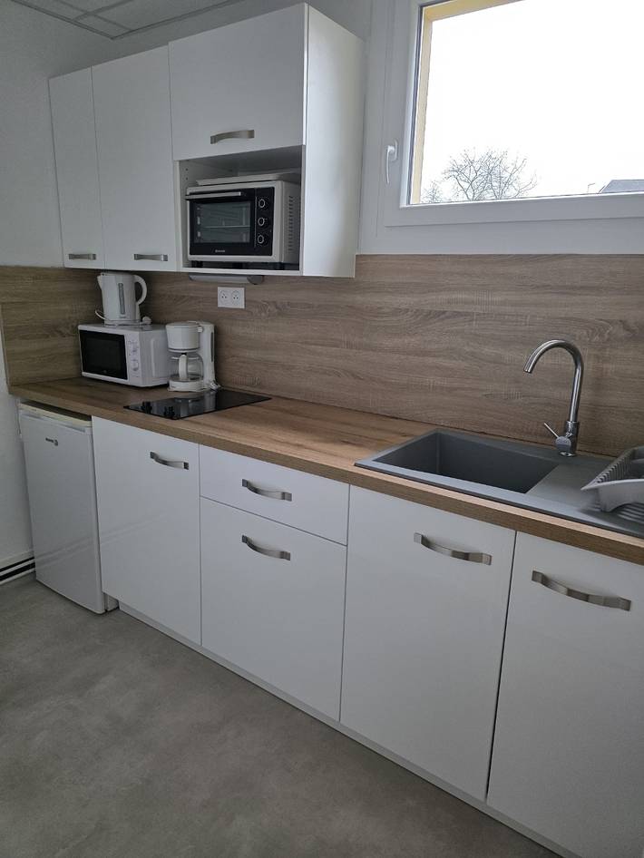 Studio pour 2 personnes, avec jardin