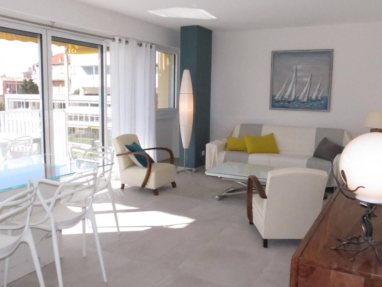 Hel lejlighed, 3-room apartment with terrace, air conditioning, wifi, garage downtown Sainte-Maxime in Sainte-Maxime, Draguignan regionen