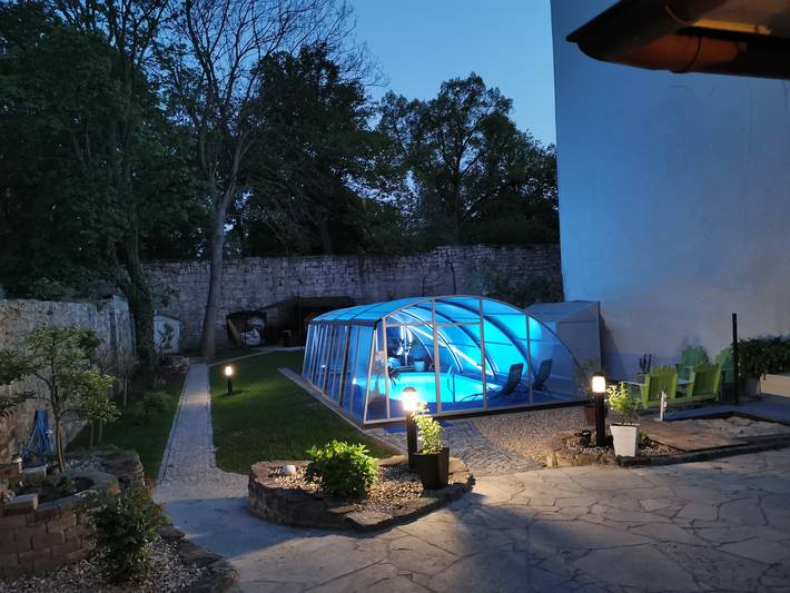 Ferienwohnung für 3 Personen, mit Balkon/Terrasse und Garten in Mühlhausen - 2