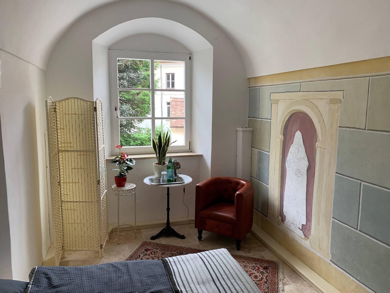 "Giordano Bruno" (Einzelzimmer, Pension an der Klosterpforte) in Steingaden, Bayerische Alpen