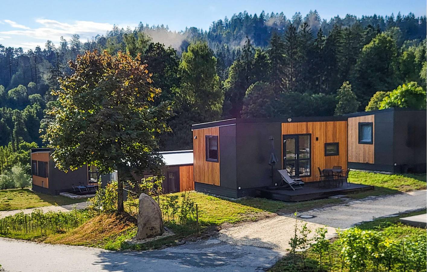 Wohnung mit Bergblick, Parkplatz und Terrasse. in Untergriesbach, Passauer Land