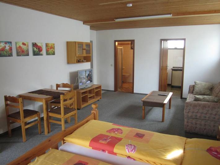 Ganze Wohnung, Ferienwohnung Rieser - Ferienwohnung 4, 40 qm, 1 Schlafzimmer, max. 2 Personen in Herbstein, Vogelsberg Region