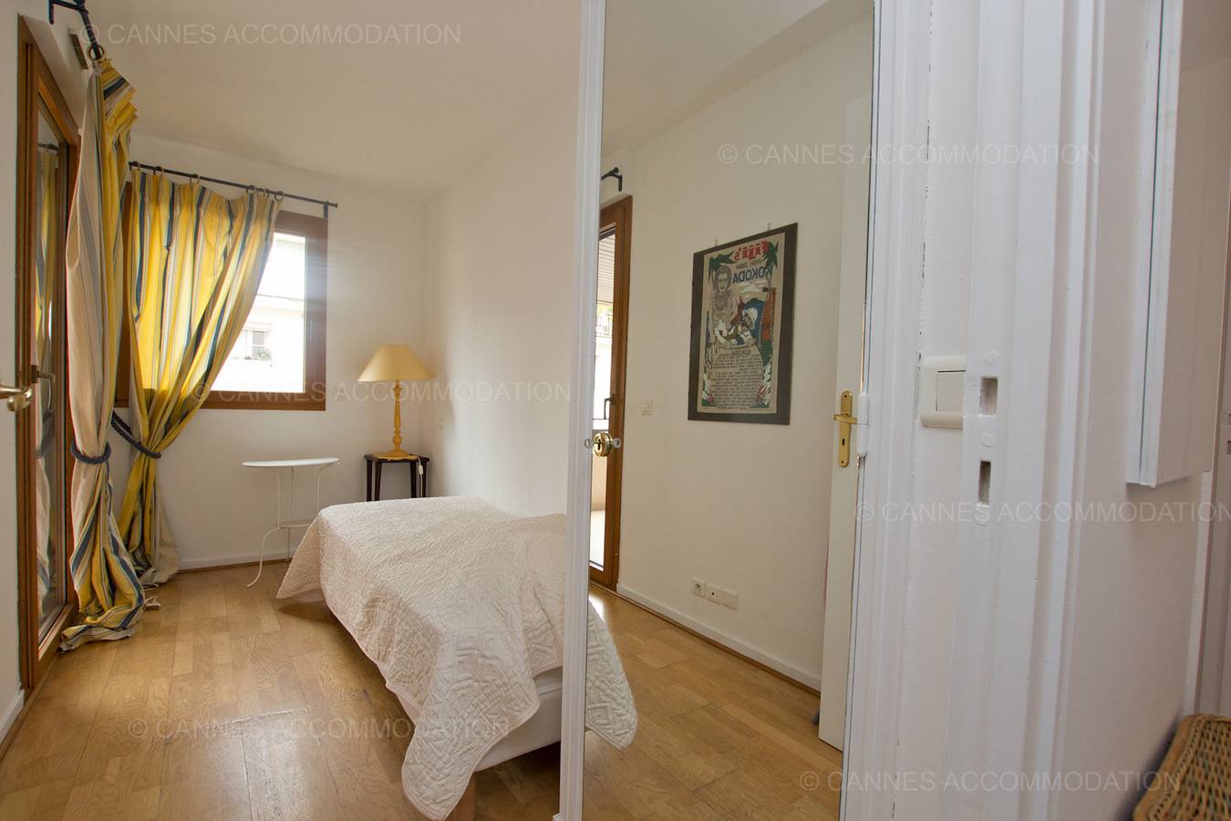 Ganze Wohnung, Ferienwohnung für 5 Personen mit Terrasse in Cannes, Mittelmeerküste (Frankreich)