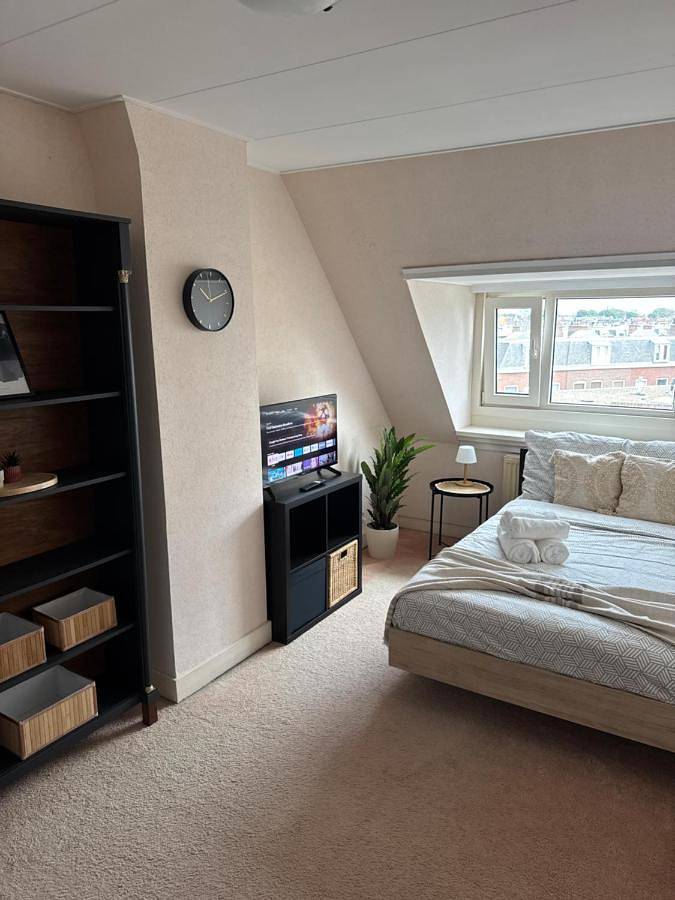 Queen Room with Shared Bathroom in Scheveningen, Den Haag