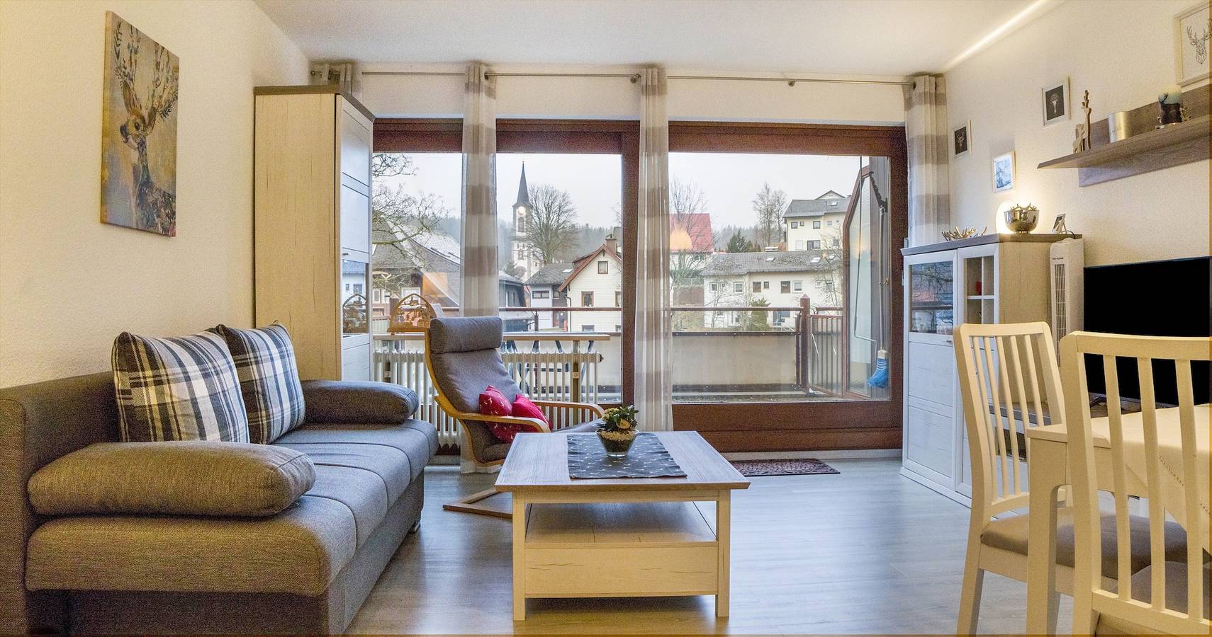 Ganze Wohnung, 2-Zimmer Ferienwohnung 109 Schwarzwald, mit Balkon und Wlan in Schönwald, Südschwarzwald