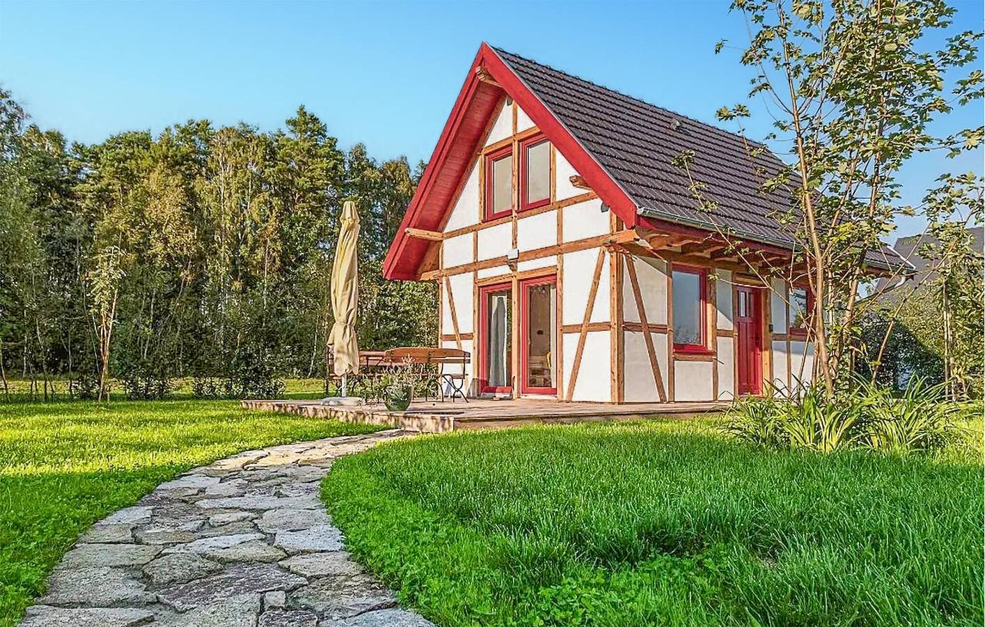 Ferienhaus für 6 Personen mit Garten in Rowy, Garder See (Polen)