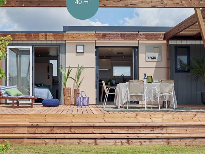 Mobil home pour 6 personnes, avec bassin pour enfant, animaux acceptés à Aups - 3