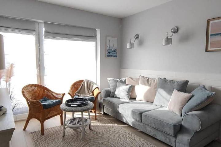 Ferienwohnung für 4 Personen, mit Ausblick und Terrasse sowie Seeblick, mit Haustier - 1