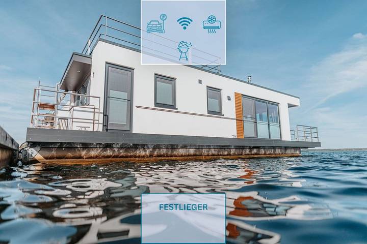 Ferienhaus für 5 Personen, mit Ausblick und Terrasse sowie Seeblick in der Lausitz