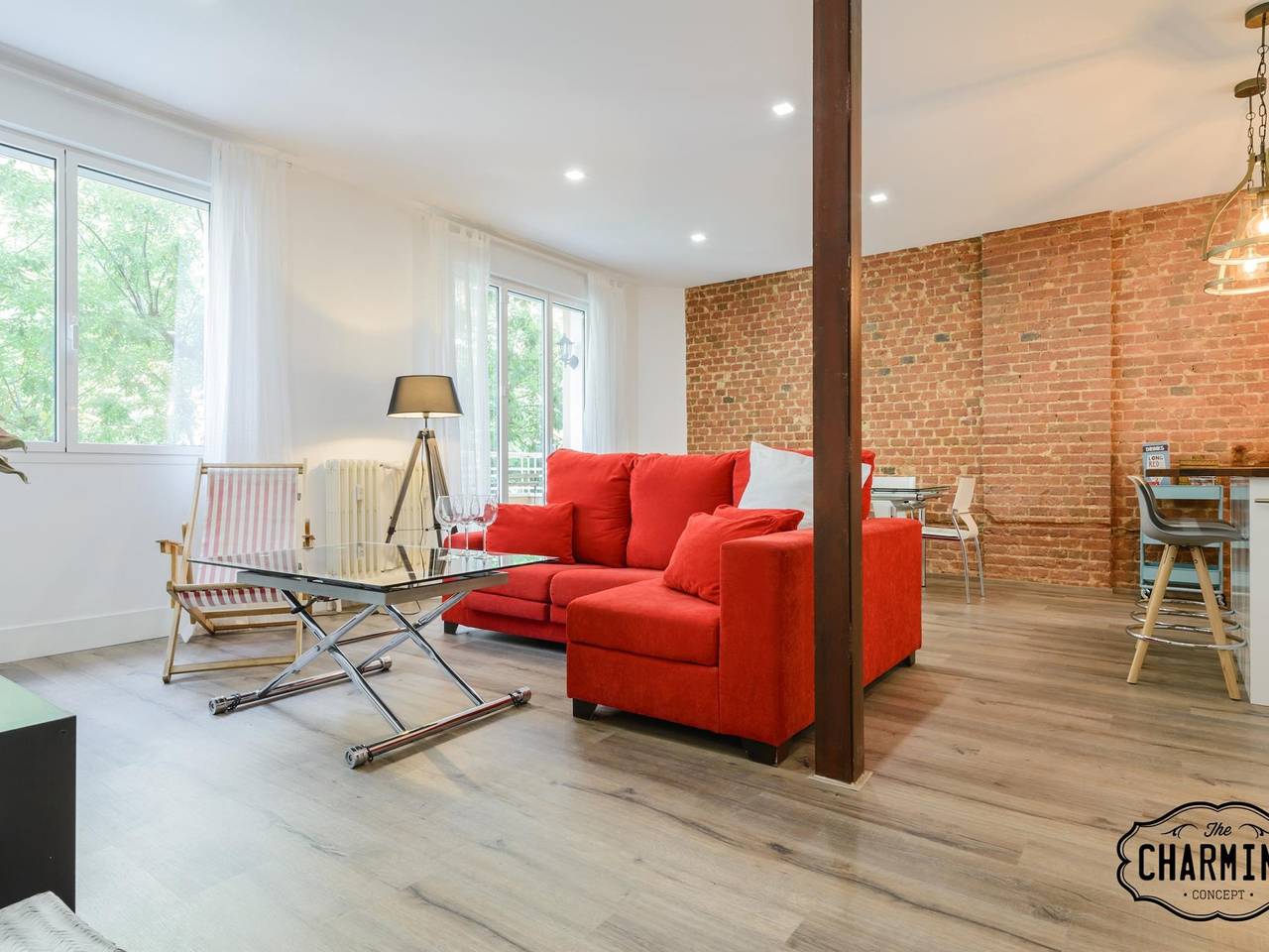 Hel semesterlägenhet, Charming Madrid City - Nuevo apartamento, 2 dormitorios, Magnífica Cocina, Wifi in Chamberí (Madrid), Madrid