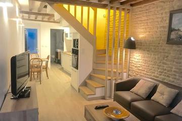 Gîte pour 4 personnes, avec jardin à Langrune-sur-Mer