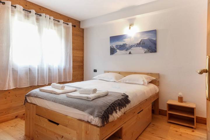 Ganze Wohnung, Les Granges - Terrasse - Vue Mont.Blanc in Chamonix, Mont-Blanc-Massiv