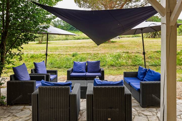 Vacation Home "Le Domaine De Vert-Bois" with 2 Private Terraces & Wi-Fi in Sainte-Radegonde, Libourne region
