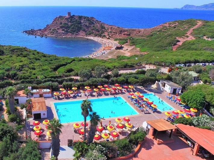 Camping für 2 Personen, mit Kinderpool und Pool in Nord Sardinien
