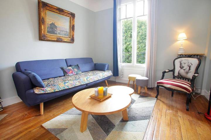 Location de vacances pour 3 personnes, avec jardin et vue à Meudon