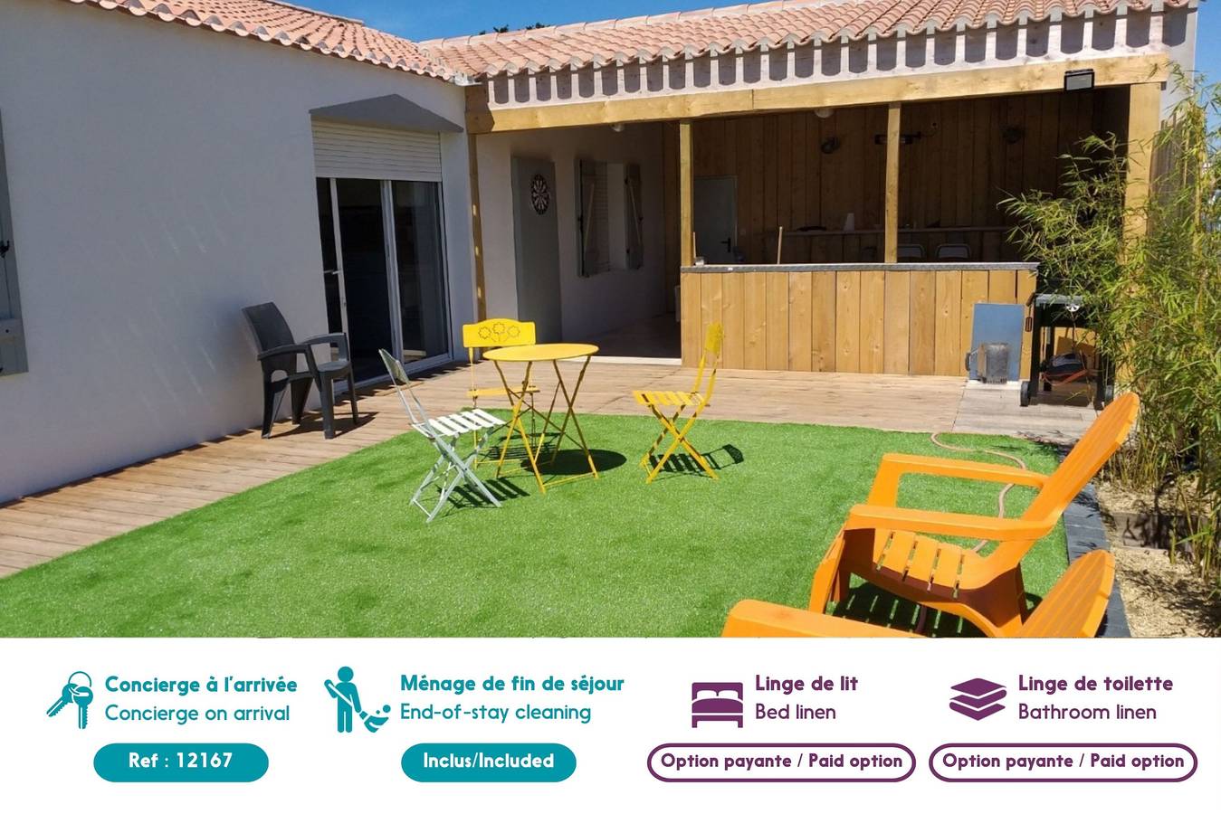 300m des plages - Maison avec jardin pour 12 in La Guérinière, Noirmoutier