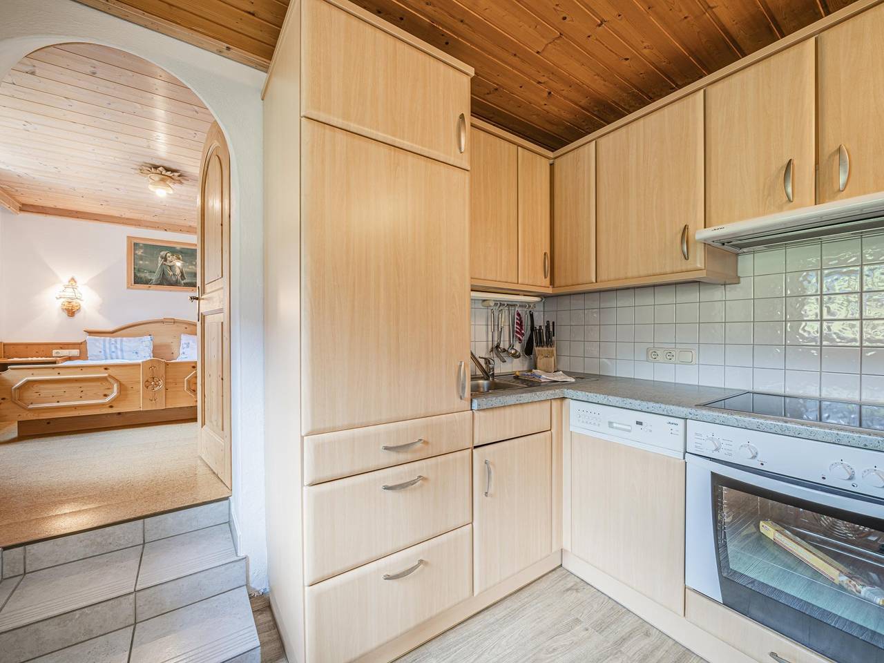 Geheel appartement, Vakantiewoning met balkon op boerderij in Brixen im Thale, Kaisergebirge