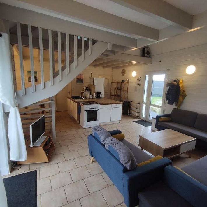 Location de vacances pour 12 personnes, avec jardin ainsi que vue et piscine dans Plage Kersidan - 3