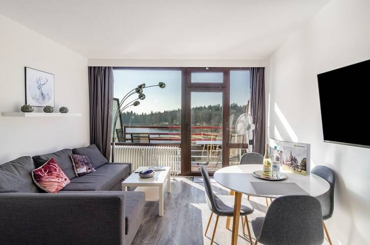 Ferielejlighed for 3 personer, med balkon og søudsigt i Goslar