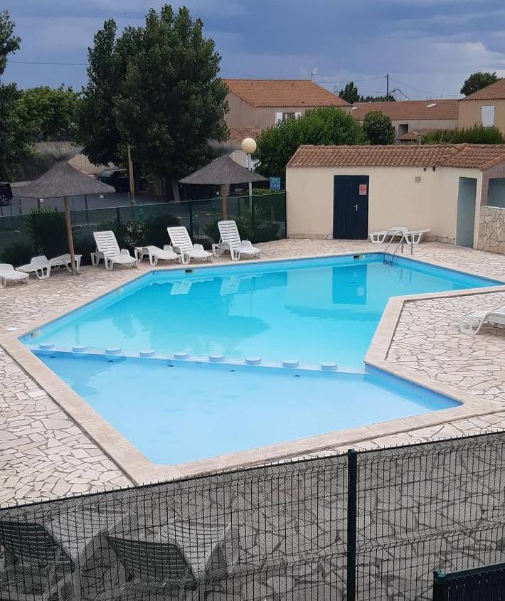 Location de vacances pour 4 personnes, avec piscine et terrasse dans Marseillan-Plage