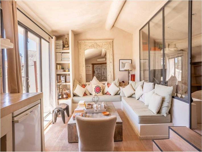 Location de vacances pour 3 personnes, avec balcon et balcon/terrasse, adapté aux familles à Saint-Tropez