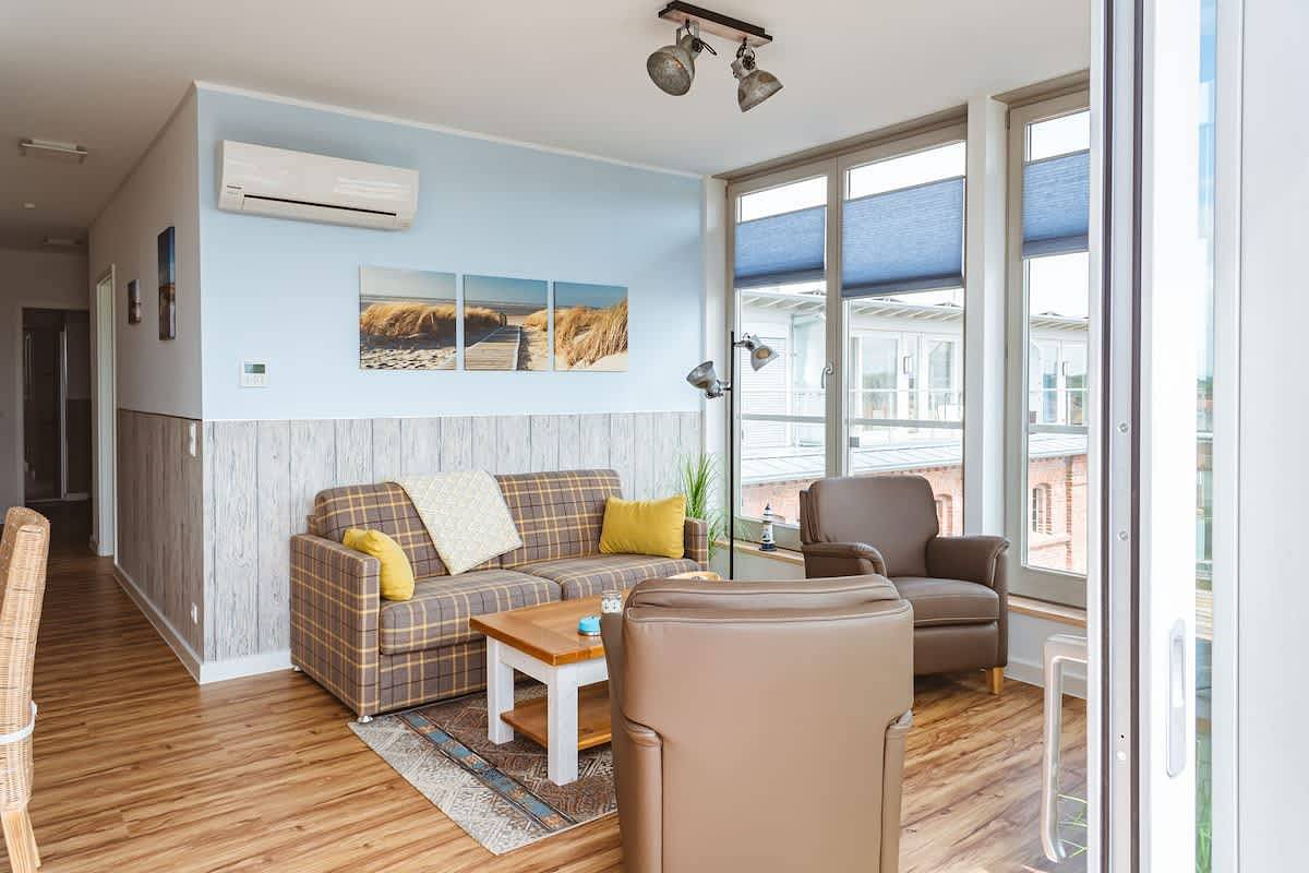 Ganze Wohnung, Ferienwohnung für 4 Personen mit Balkon/Terrasse in Barth, Vorpommern
