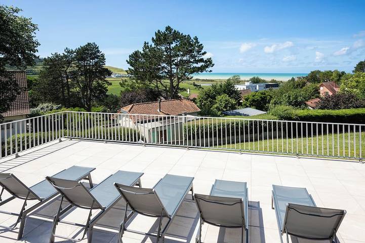 Maison de vacances pour 14 personnes, avec jacuzzi ainsi que jardin et balcon à Criel-sur-Mer