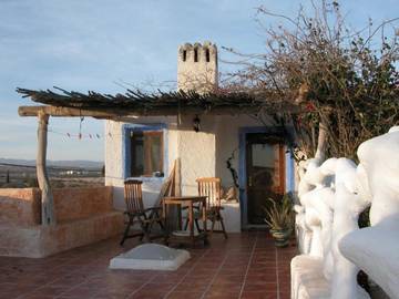 Casa rústica para 2 personas, con jardín además de piscina y terraza en Huércal-Overa