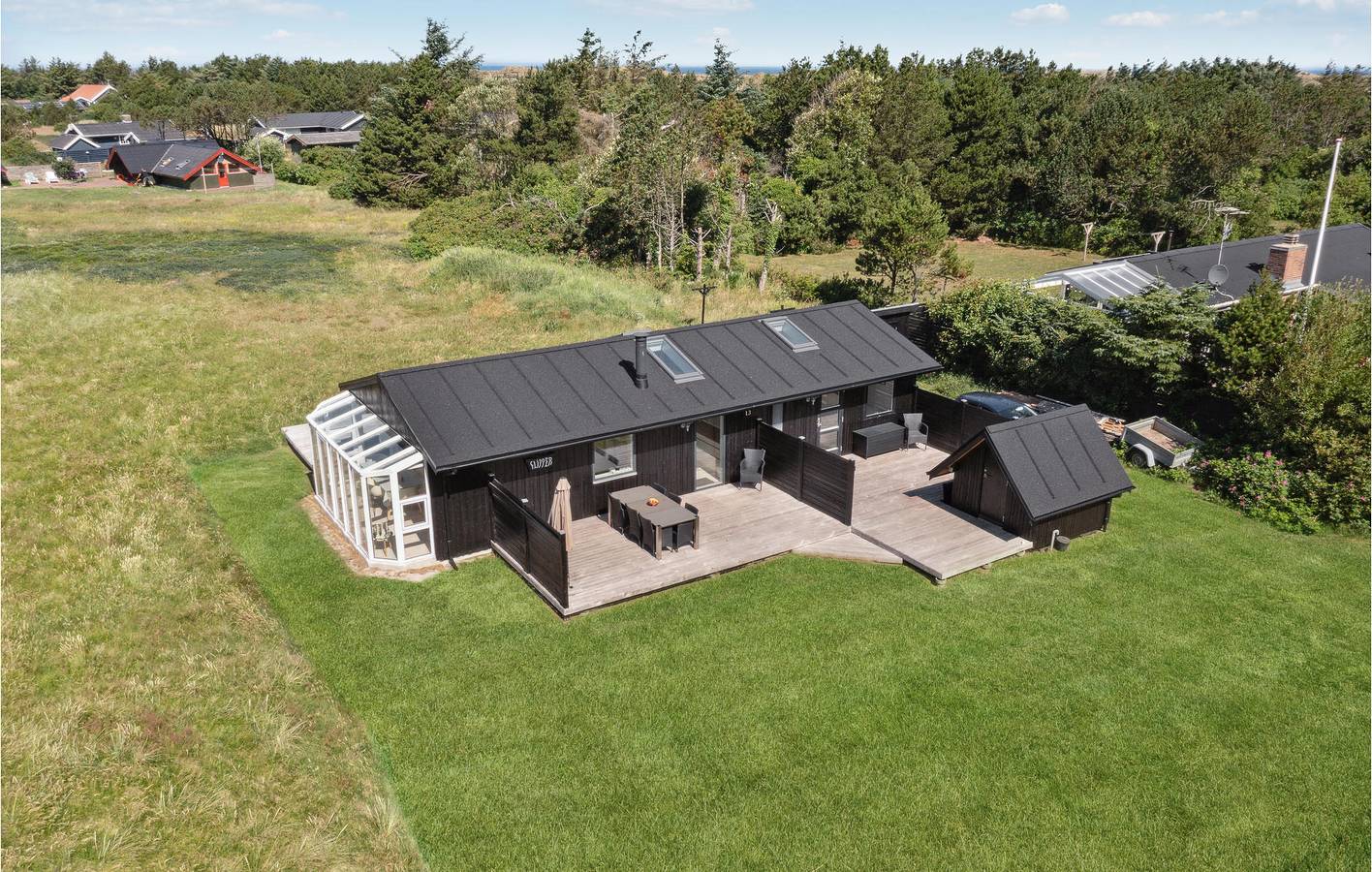 Feriehus for 6 personer med terrasse in Thisted, Thy Nationalpark