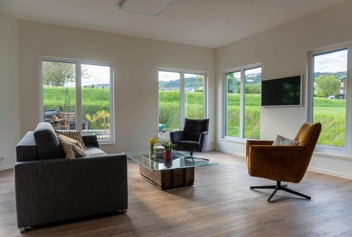 Ferienwohnung für 6 Personen, mit Terrasse und Ausblick sowie Sauna in Wolf - 3