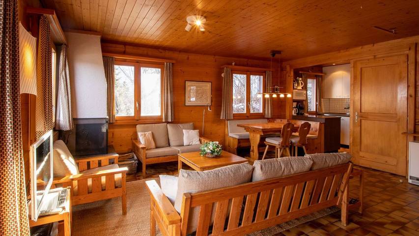 Gîte pour 6 personnes, avec terrasse, animaux acceptés à Fiesch - 4