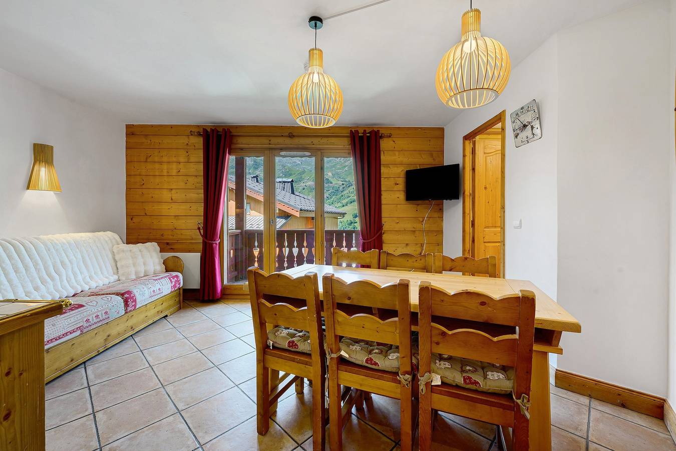 Ganze Wohnung, Appartement „Les Ancolies“ mit Balkon in Les Menuires, Saint-Martin-de-Belleville
