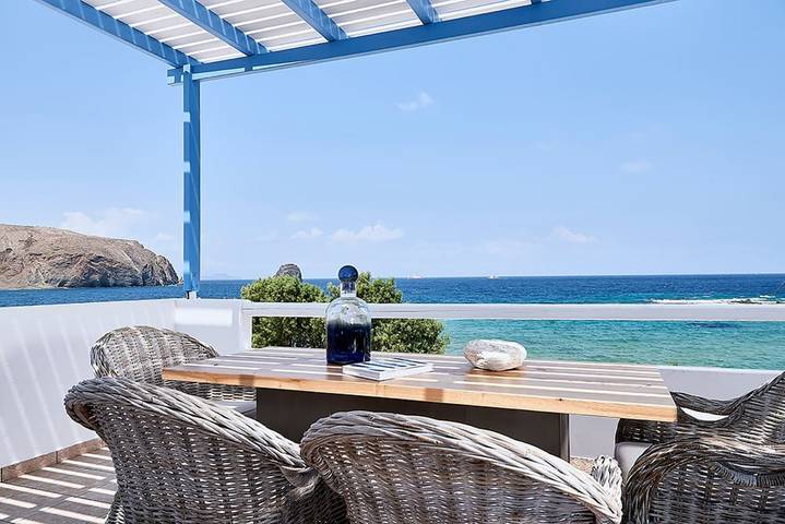 Villa pour 5 personnes, avec Vue sur l’océan et Balcon dans Milos